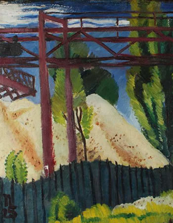 Landschaft mit Sandhügeln